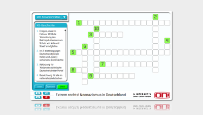 Interaktives Kreuzworträtsel