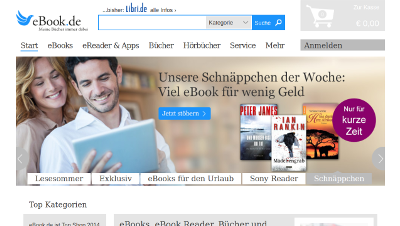 Redesign ebook.de (libri.de)